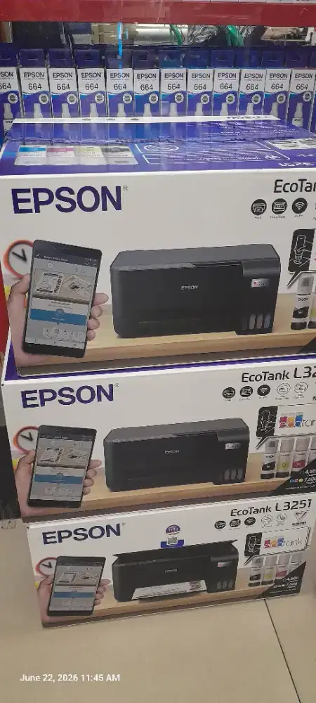 Printer epson new L3251 wifi all in one