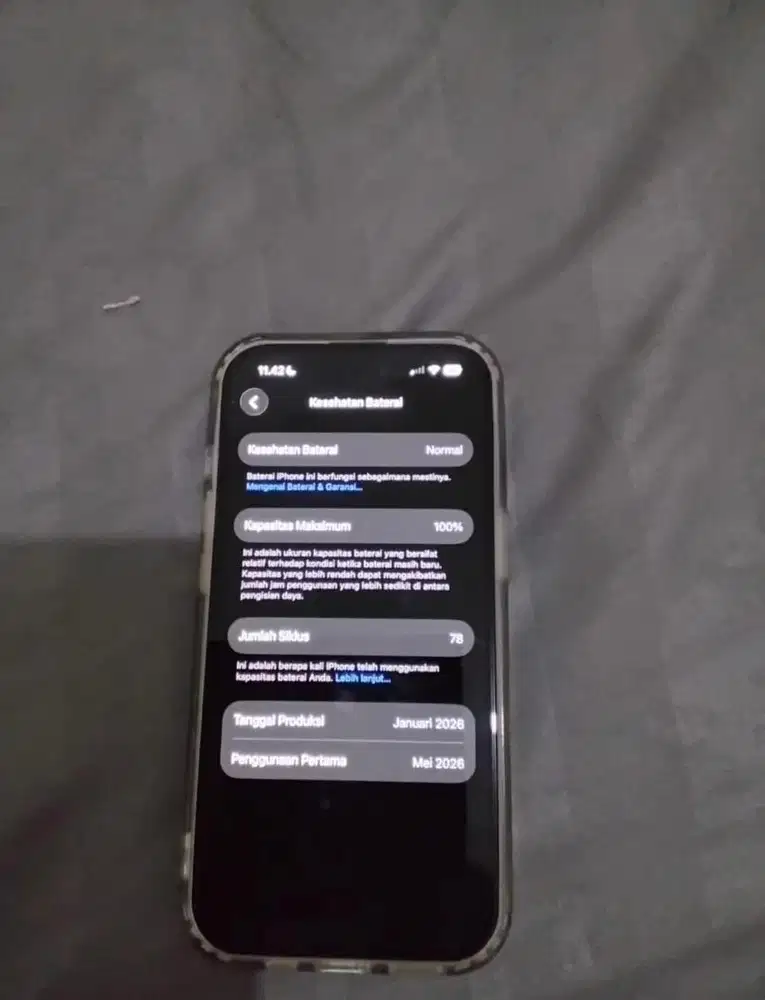 Iphone 15 128 gb  ibox garansi on mei 2027