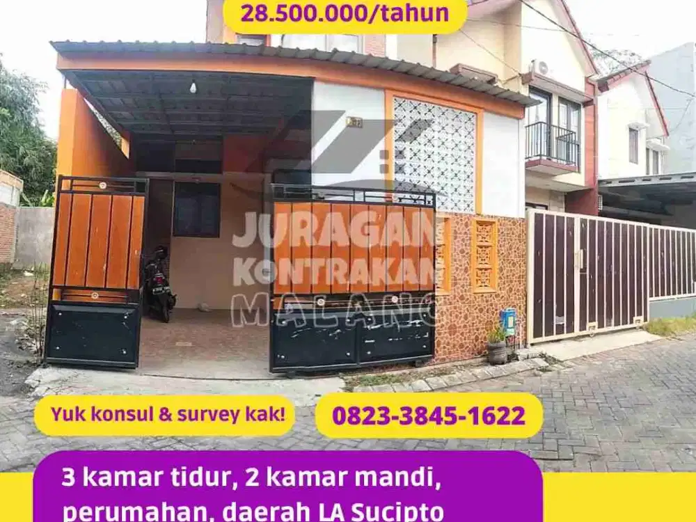 Kontrakkan Blimbing La Sucipto Dekat Araya Malang 3 kamar
