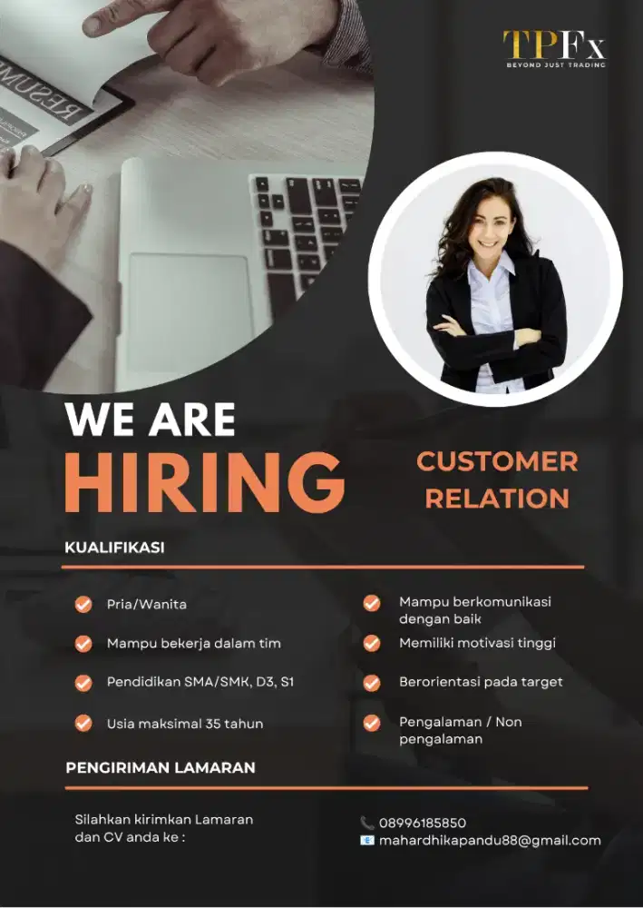 Lowongan Kerja Marketing PT TPFx