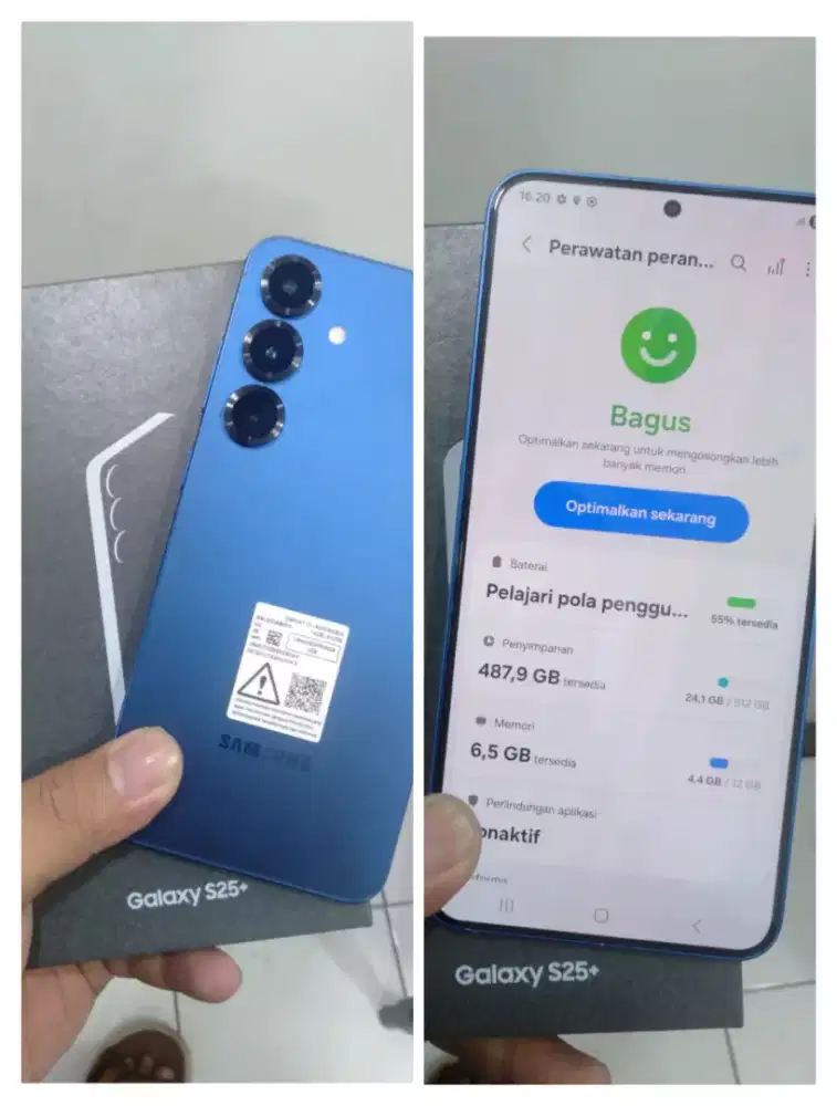 Samsung S25+ garansi sein 12/512GB