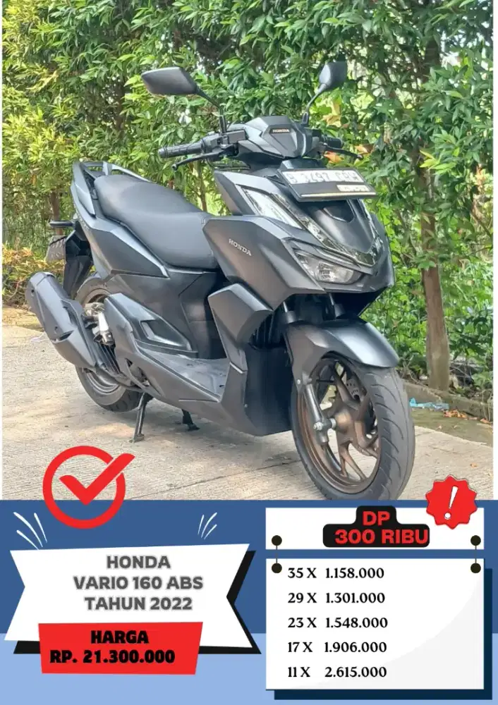 Honda Vario 160 ABS Tahun 2022 KM 15Ribu