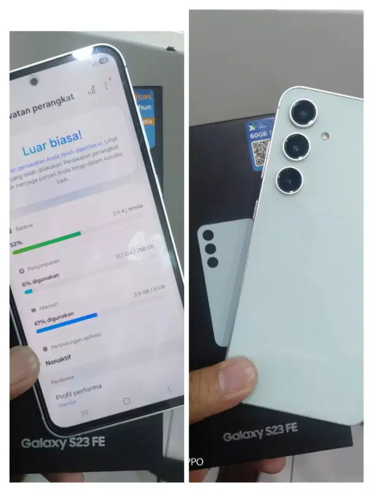 Samsung S23FE 8/256 garansi sein