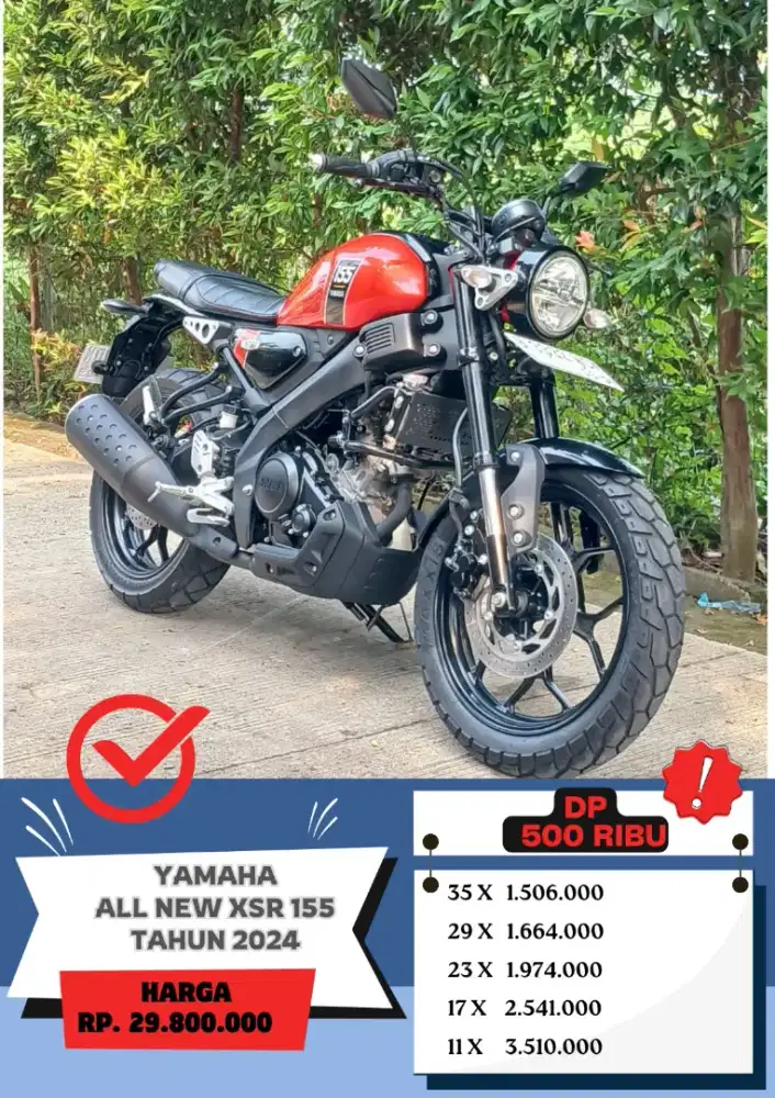 Yamaha All New XSR 155 Tahun 2024 DP 800Ribu