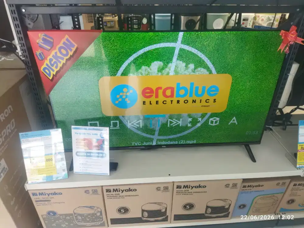 TV TCL 40 INCH BISA CICILAN DI ERABLUE JATIHANDAP