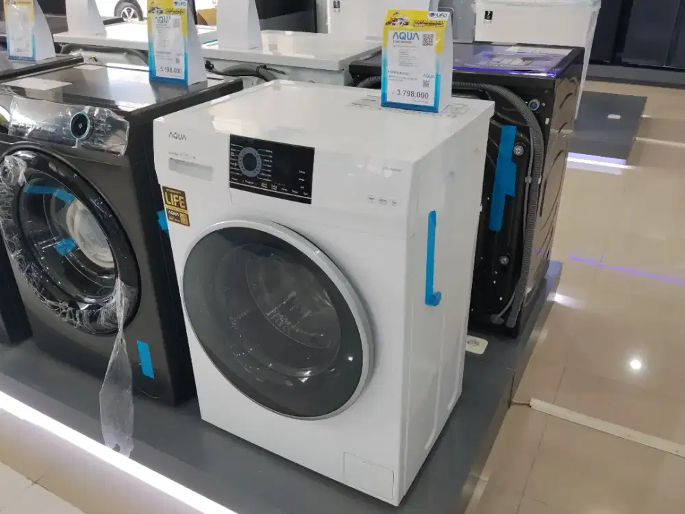 Mesin cuci Front loading AQUA 7KG - bisa kredit