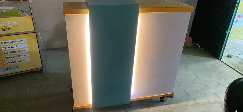 Meja hpl 1,5meter ( untuk brilink)