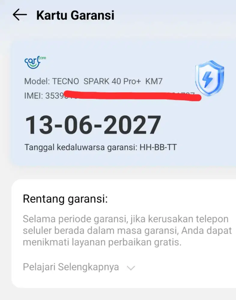 Tecno Spark 40 Pro Plus Fullset