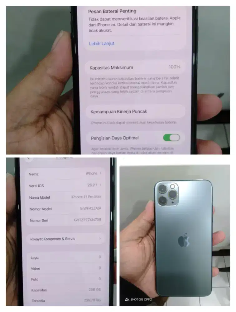 Iphone 11 Promax 256GB Inter ZAA