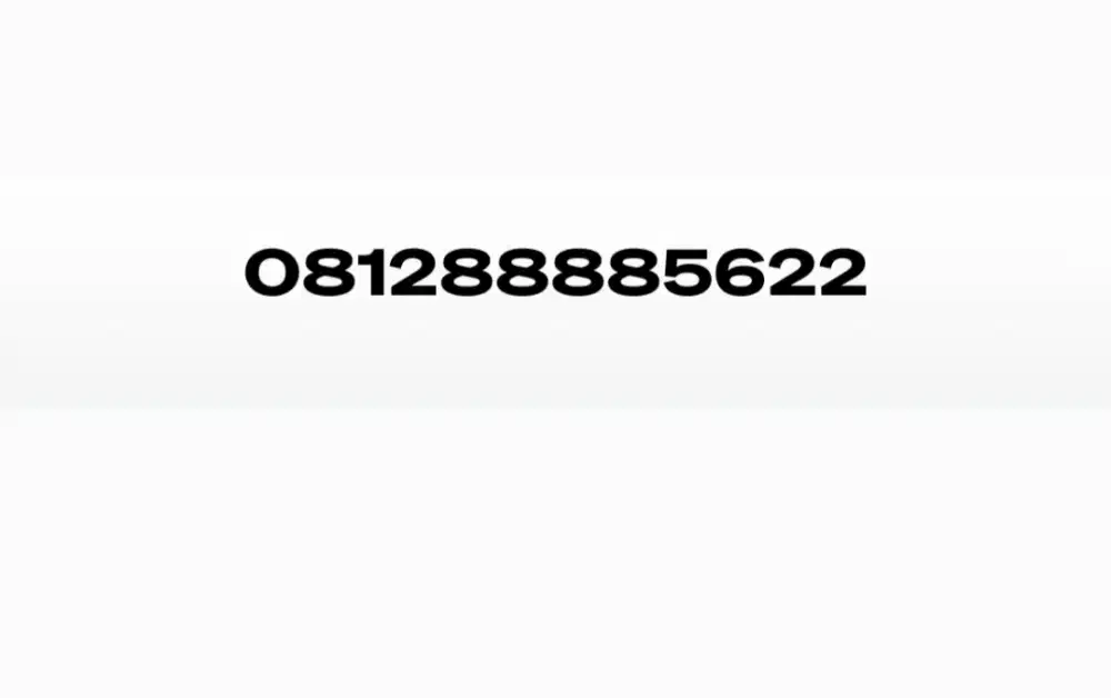 Nomor Telkomsel Simpati 11 digit cantik 8888