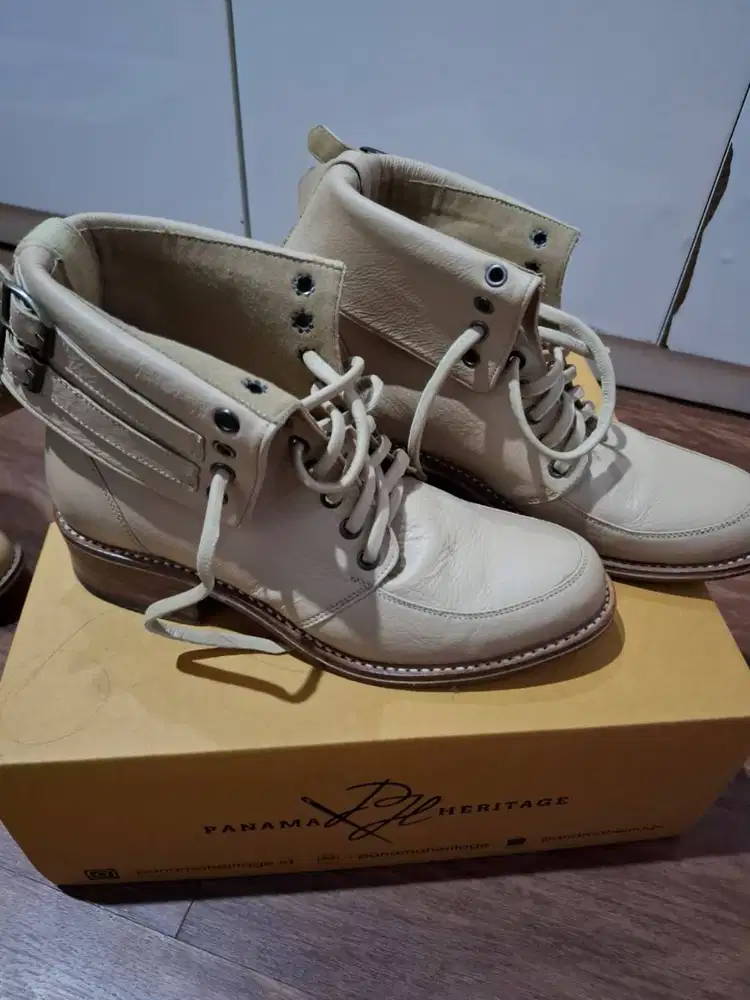 PANAMA HERITAGE Boots Kulit Asli 100% Original Handmade Size 39