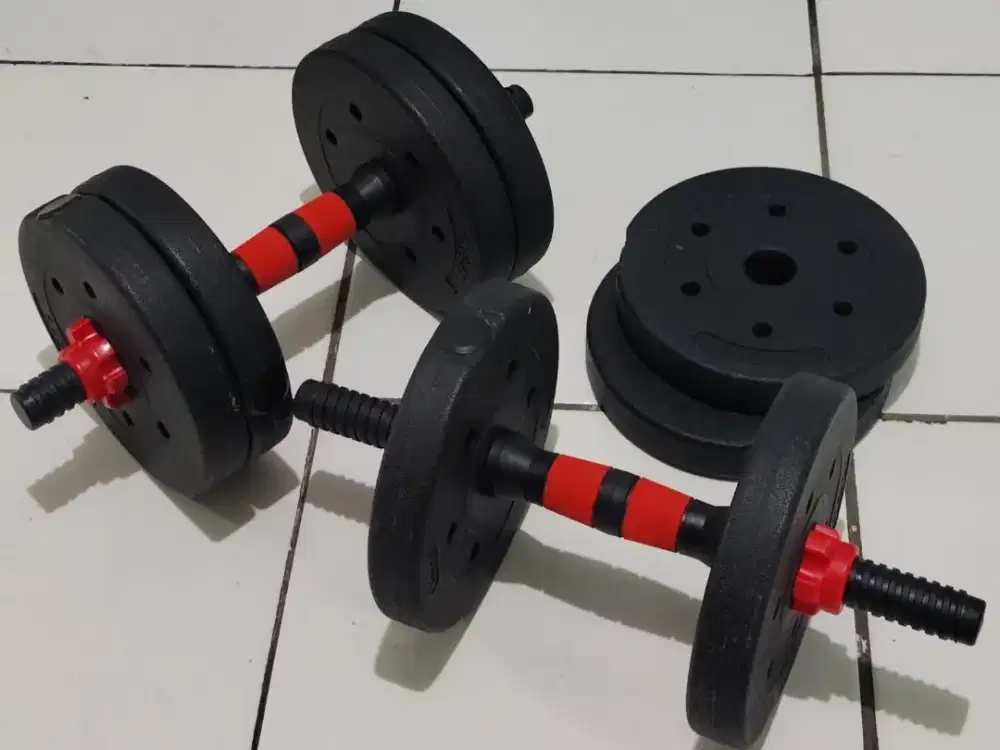 Dumble Barbel Bongkar Pasang 11Kg Dumbel 10 Kg