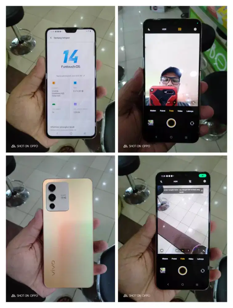Vivo V23 5g 8/128GB hp casan