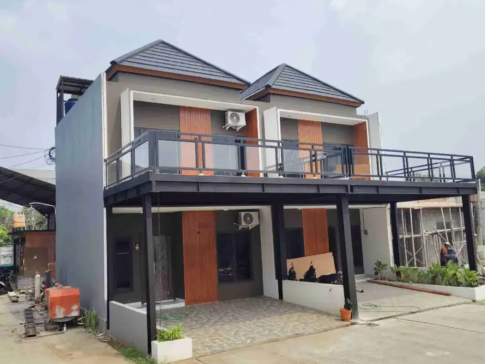 Rumah cluster mewah 2lantai terlaris dijatiwarna lokasi super strategis nempel jalan raya