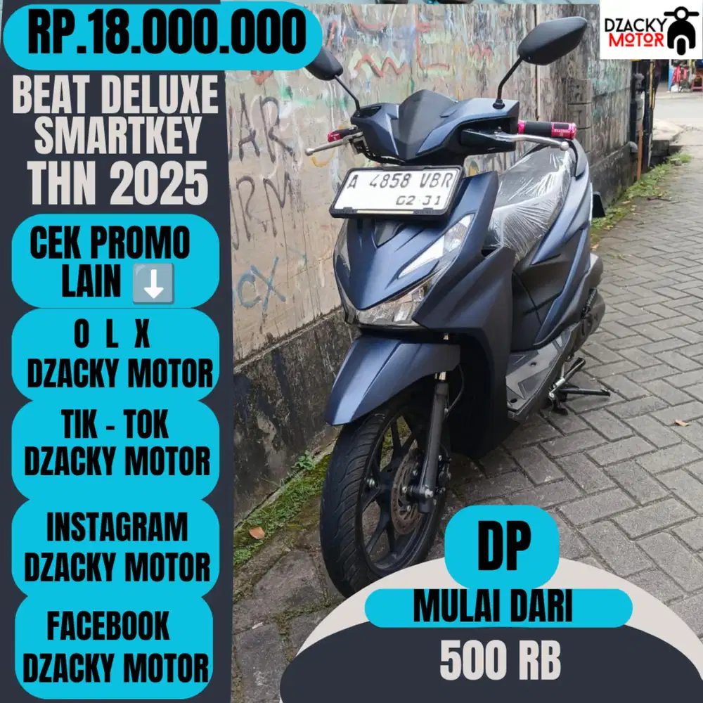 BEAT DELUXE SMARTKEY THN 2025 SECOND LIKE NEW