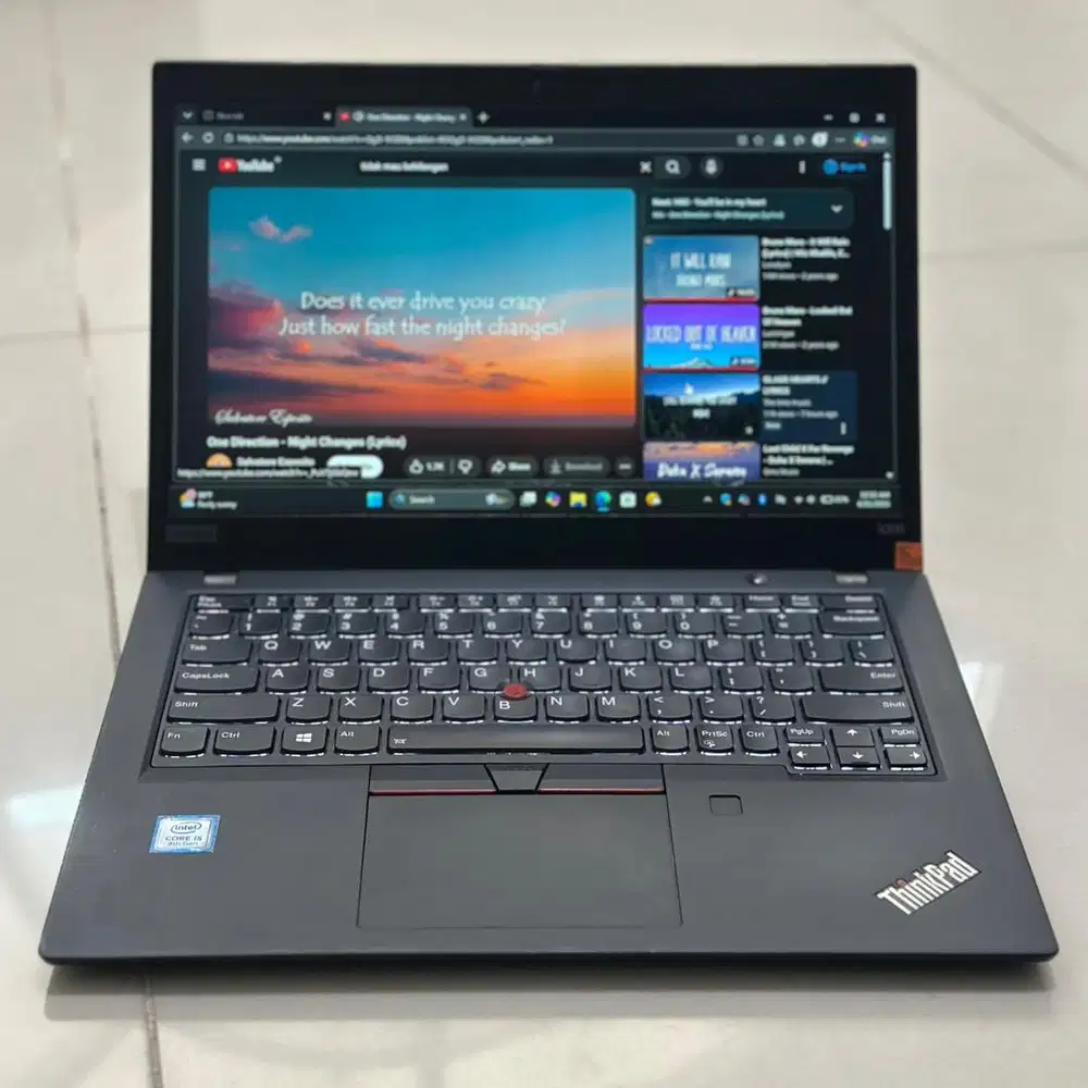 LAPTOP LENOVO THINKPAD X390 INTEL CORE I5 GEN 8 RAM 16GB LAYAR SENTUH