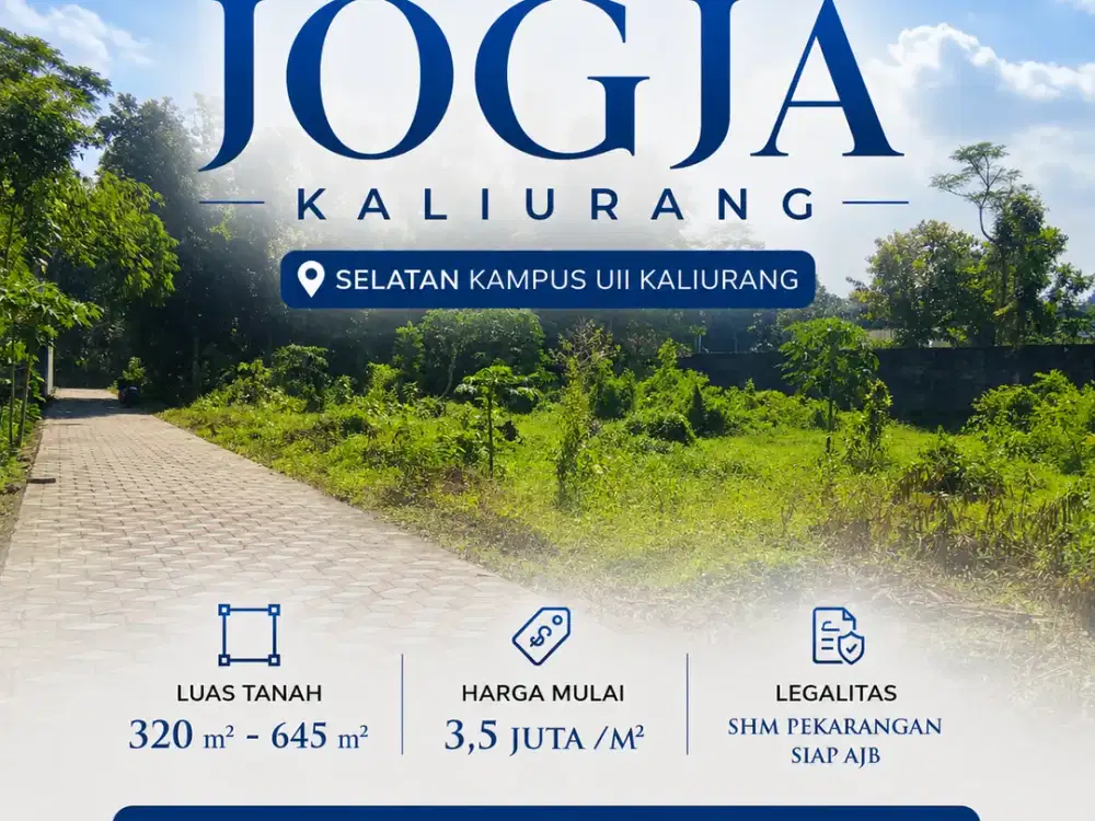 Tanah Jogja Cocok Kost Ekslusife 1km dari Kampus UII Kaliurang SHMP