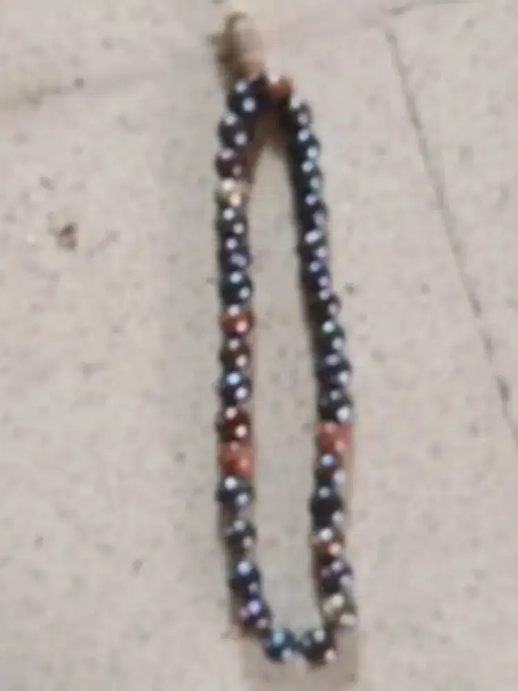 Tasbih mutiara hitam