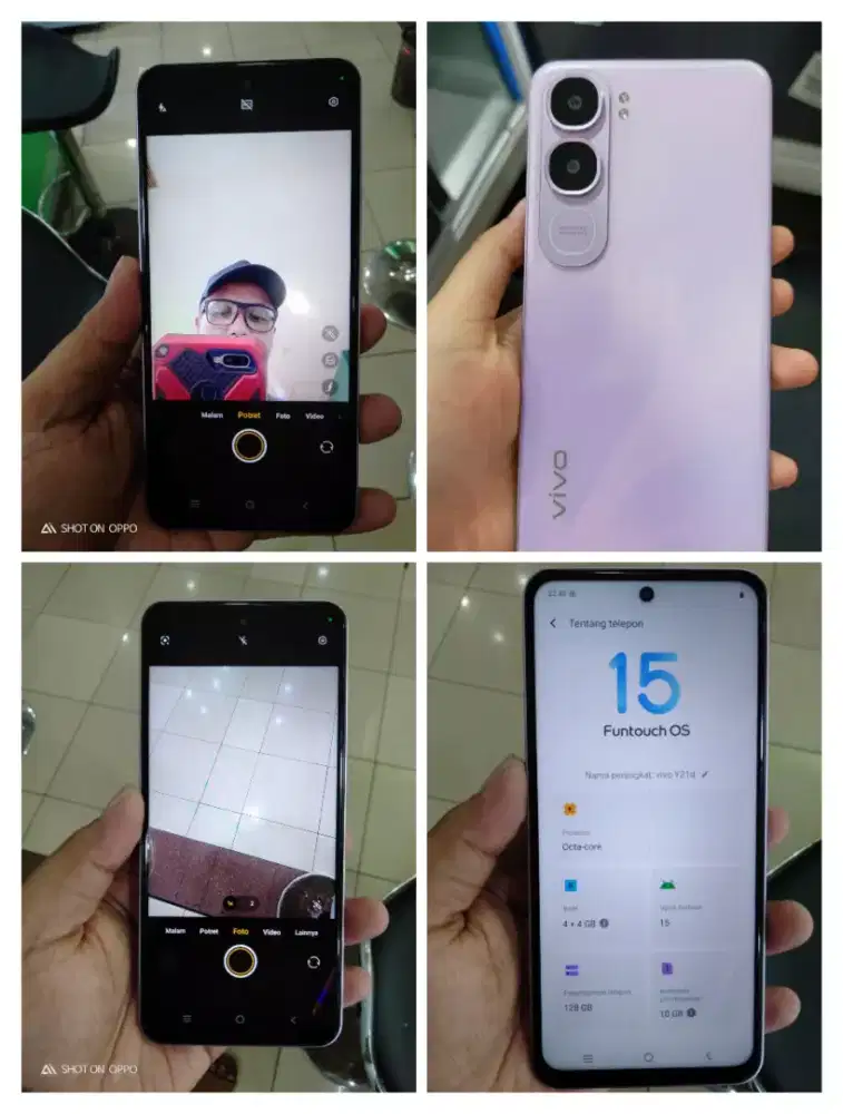 Vivo Y21D 4/128GB hp casan