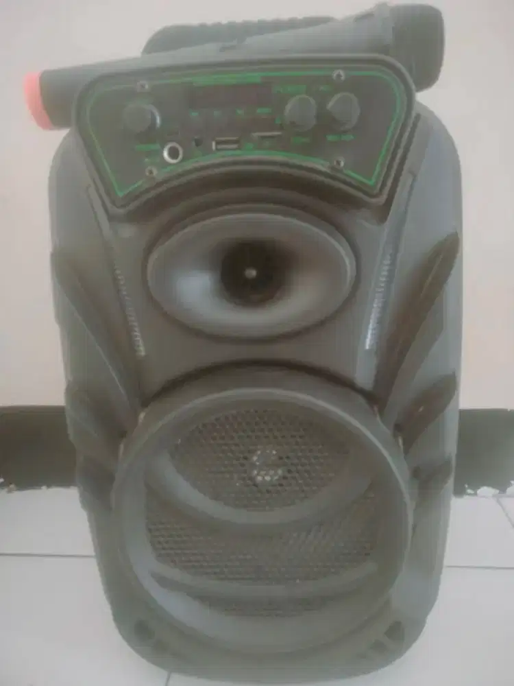 Speaker aktif wireless mic