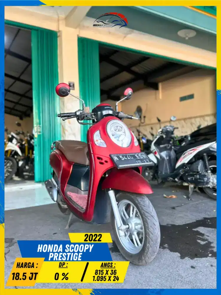 HONDA SCOOPY PRESTIGE 2022 MESIN AMAN HIKMAH MOTOR KEPUH MALANG