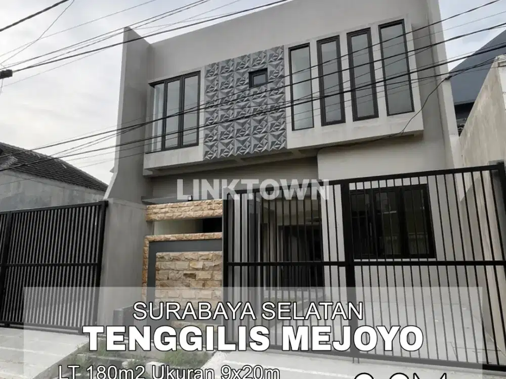 Dijual Rumah Baru Gress Siap Huni Row Jalan Lebar di Panjang Jiwo Surabaya