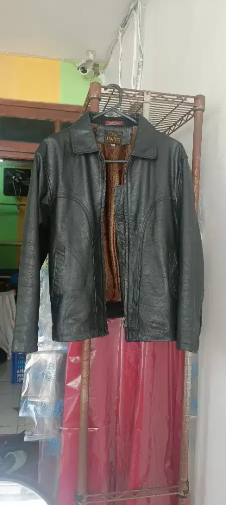 Jaket kulit caferacer