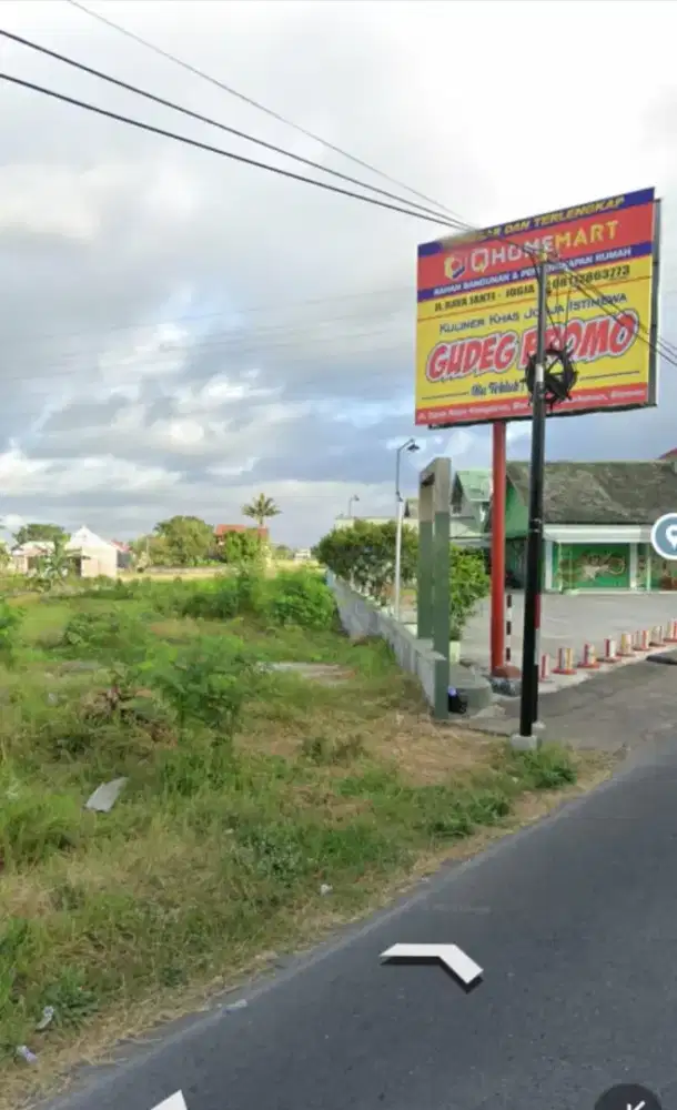 Di jual tanah di jl opak raya prambanan mangku jalan aspal . Luas 571