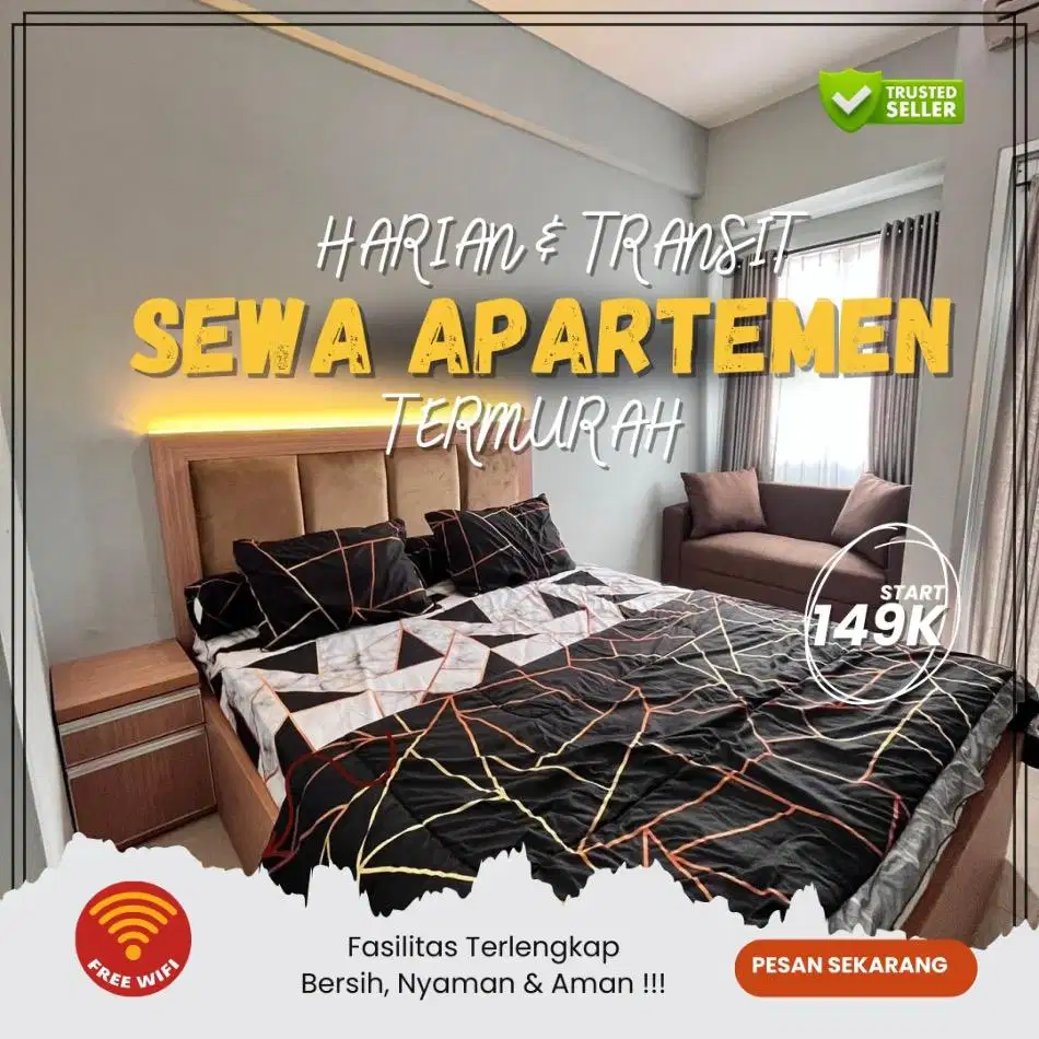 Sewa apartemen SPRINGWOOD RESIDENCE Harian/Transit Termurah Tangerang
