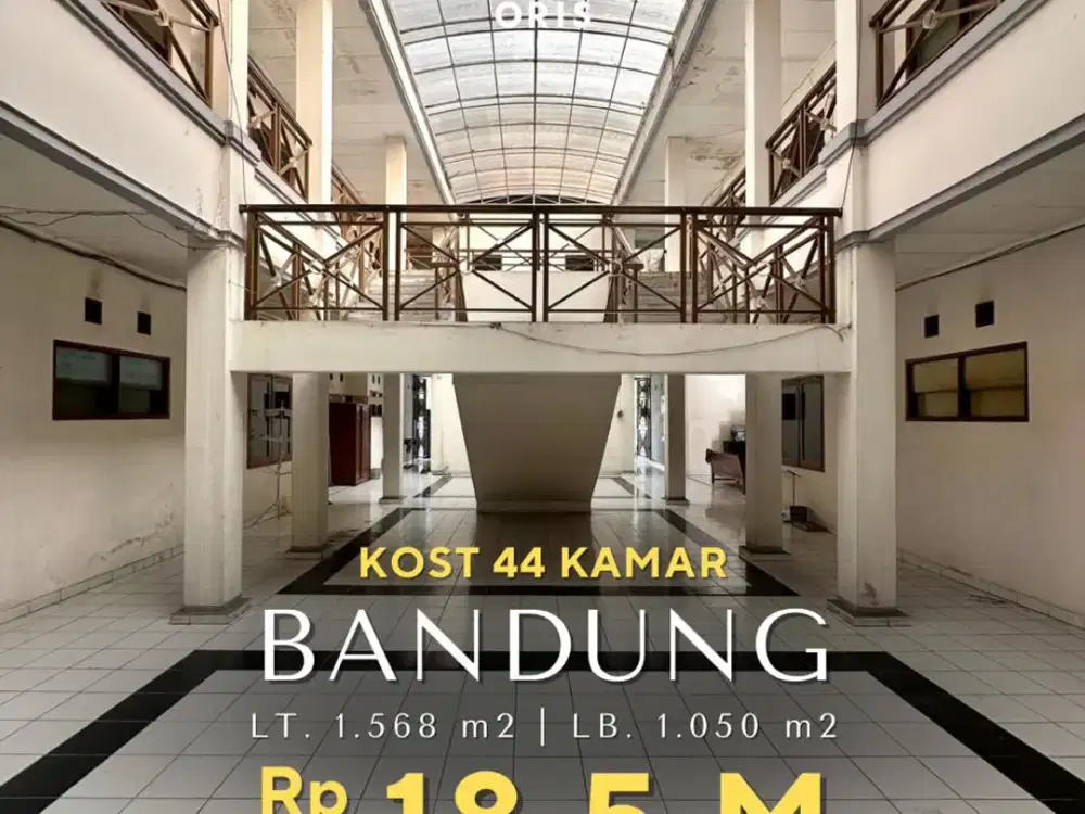 For Sale Kost 44 Kamar Terdapat Function Hall - Tubagus Ismail