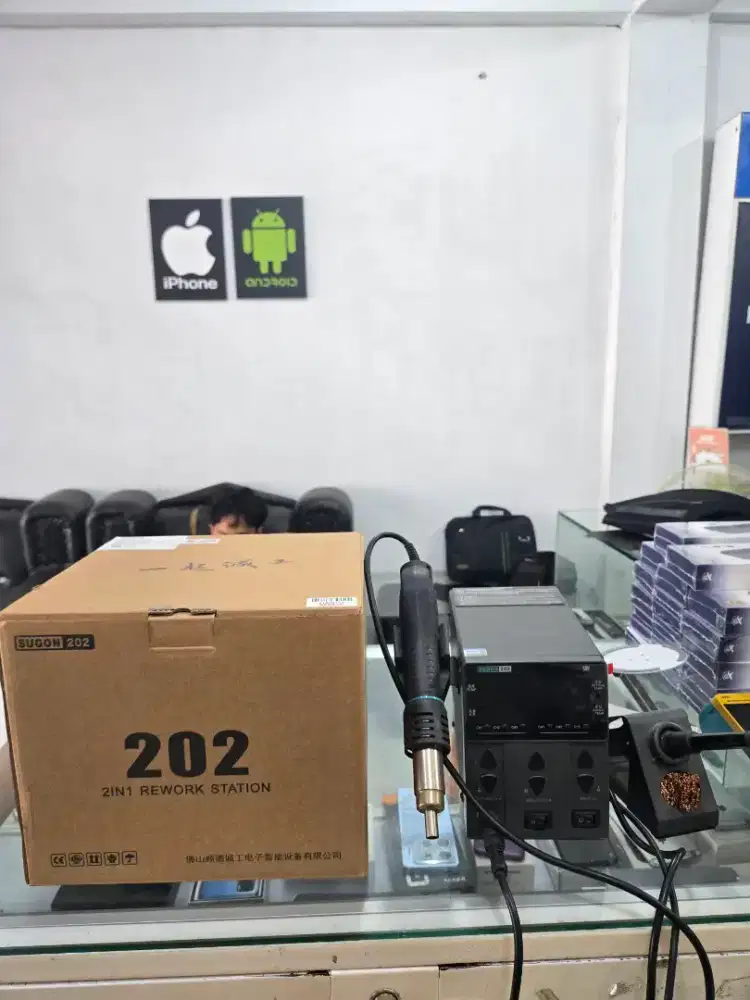 Sugon 202 blower + solder hot air gun 2 in 1 cuman pakai 10x