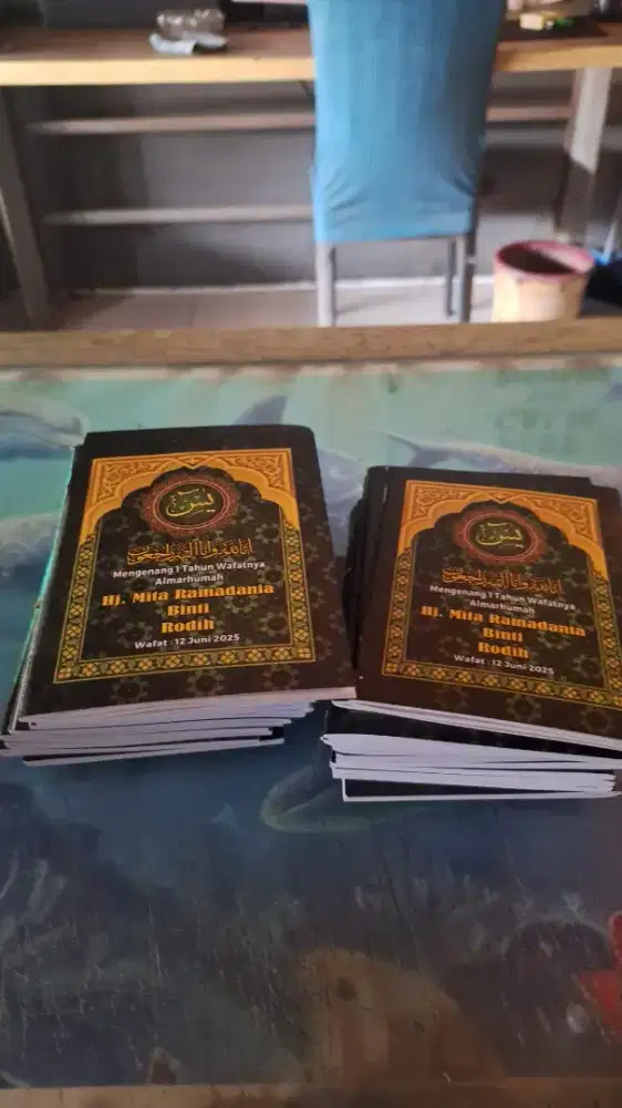 Buku yasin costum murah meriah