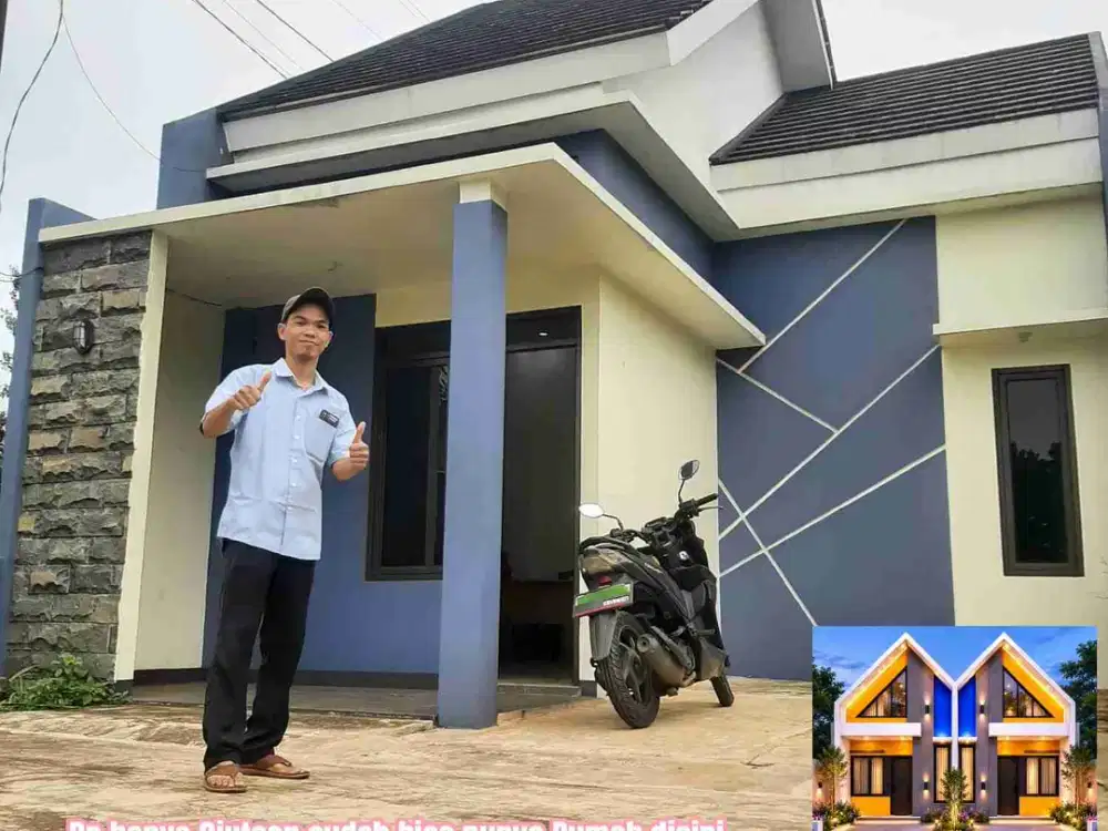 Hanya DP 2juta udah bisa Punya Rumah angsuran 3jutaan perbulan di TajurHalang