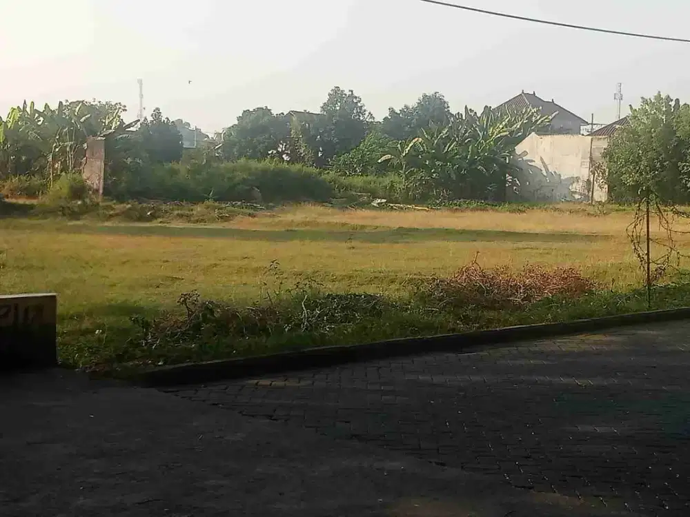 Dijual tanah 0 jalan Provinsi Caruban Madiun, lokasi strategis, padat penduduk