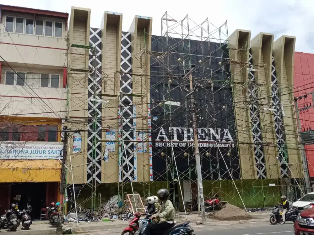 Facade Custom & Lettersign. Fasad ACP. Cladding. Signage Huruf Timbul