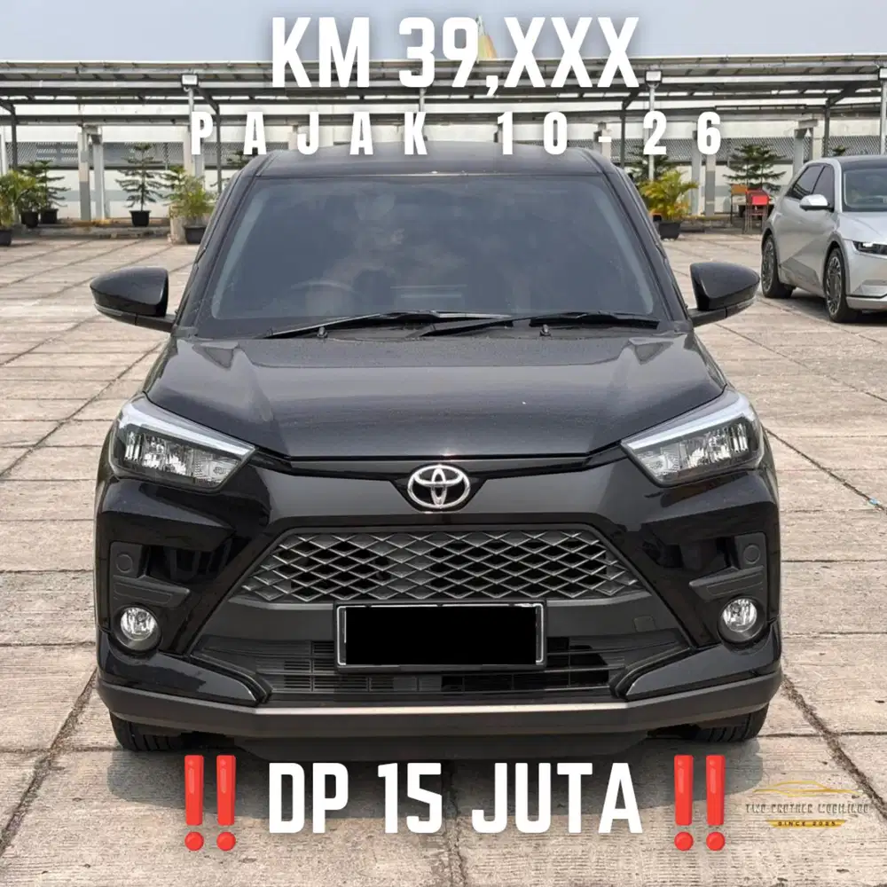 ‼️DP 15 JUTA‼️
TOYOTA RAIZE 1.2 G CVT TH 2021