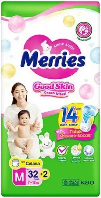 Pempers Merries Makuku Moko Moko Sweety