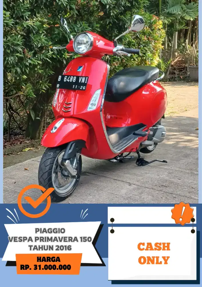 PIAGGIO VESPA PRIMAVERA 150 TAHUN 2016