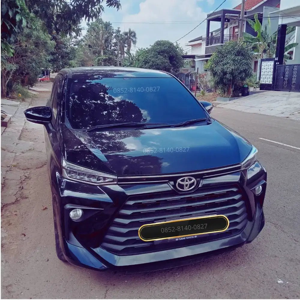 Mobil Toyota Avanza Hitam 1.5 G Matic AT Plat Jan 2024