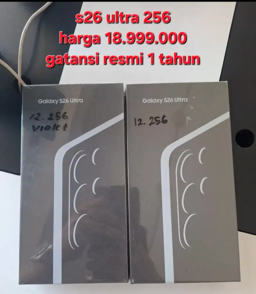 Promo samsung s26 ultra ram 12 inyernal 256 garansi resmi 1 tahun