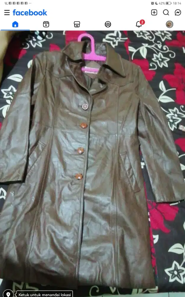 Jual jkt kulit wanita no minus