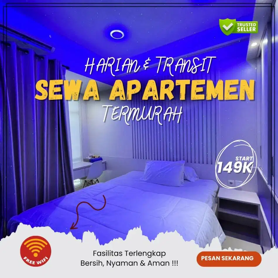 Sewa apartemen Tangerang Serpong Green View Harian/Transit Murah