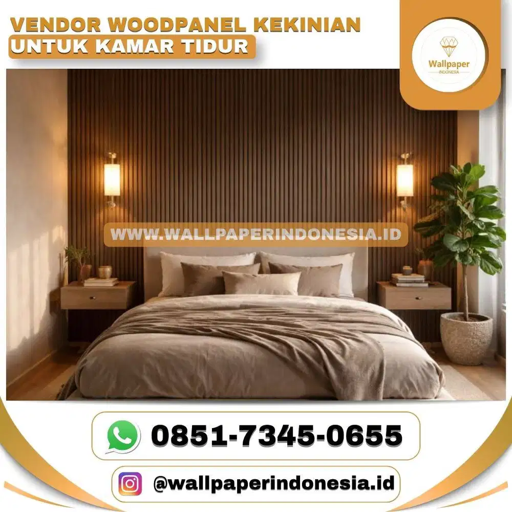 VENDOR WOODPANEL KEKINIAN UNTUK KAMAR TIDUR