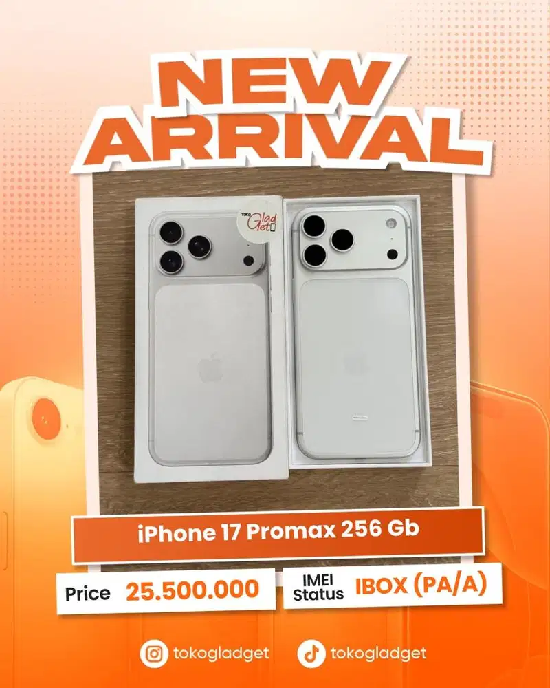 iPhone 17 Promax 256 Gb ex IBOX