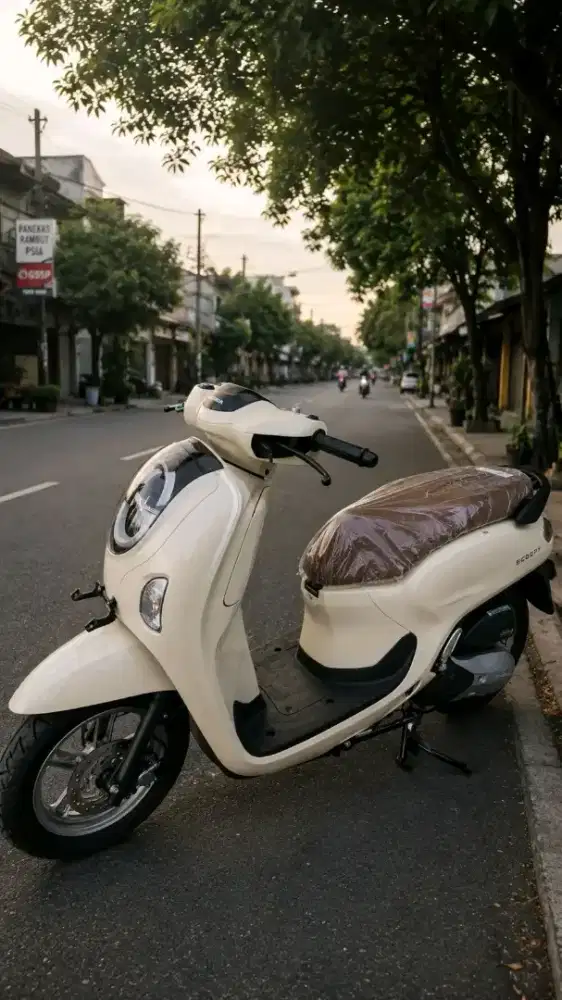 HONDA SCOOPY STYLISH KREM