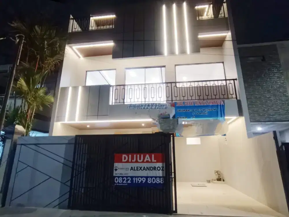 Rumah Minimalis Modern Mewah Taman Palem Lestari Cengkareng Barat Semifurnish Interior