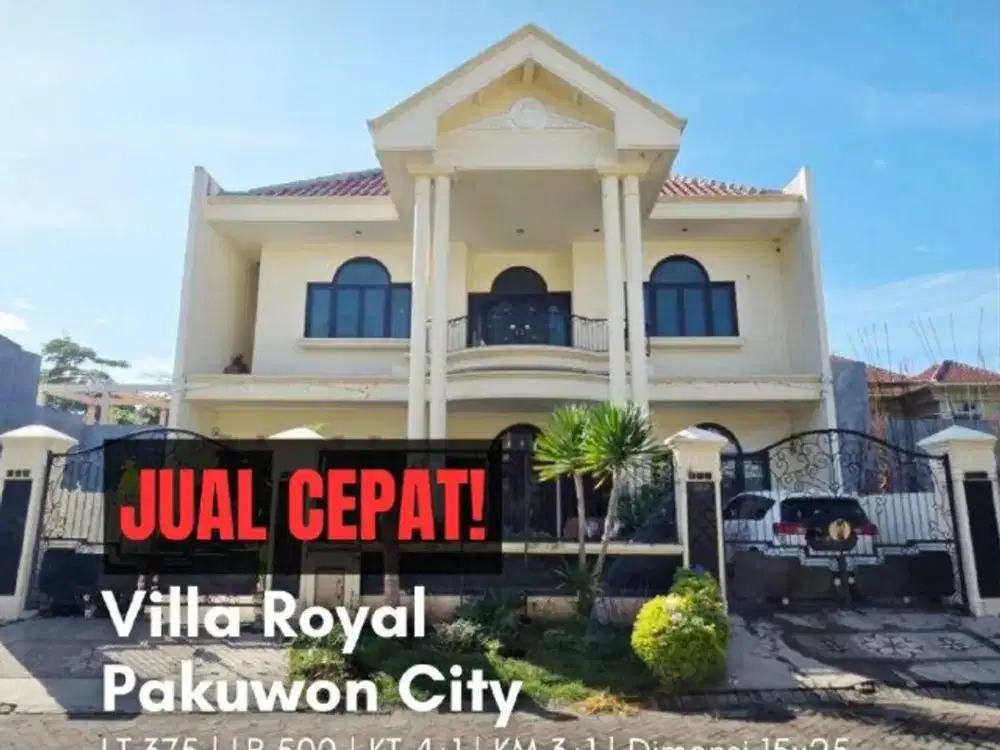 Rumah Villa Royal, Pakuwon City STRATEGIS, SIAP HUNI