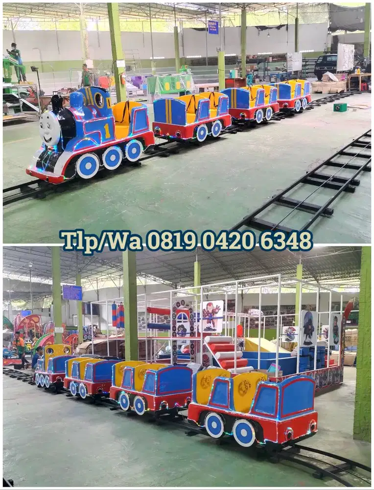 odong odong kereta lantai thomas fiber