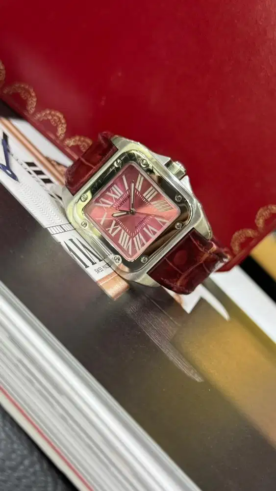 Cartier Santos 100 LTD Pink