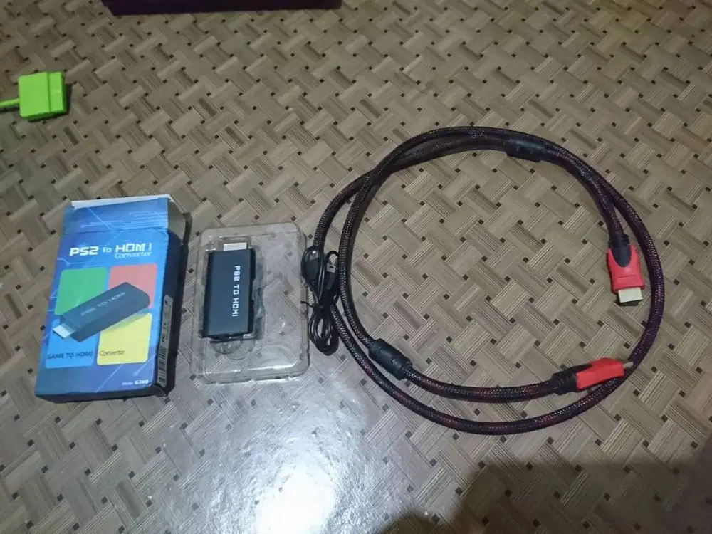 PS2 to HDMI + Kabel HDMI buat main PS ke TV LED jernih